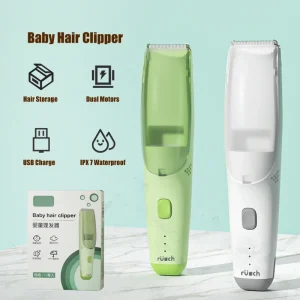 Baby Vacuum Hair Clipper - Quiet Baby Hair Trimmer