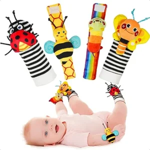 Baby Wrist Rattle Socks