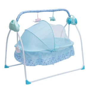 Baby Crib Cradle Bluetooth & USB, Foldable,Electric Auto swing.