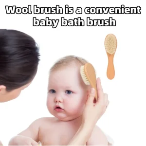 Soft Wool Baby Brush